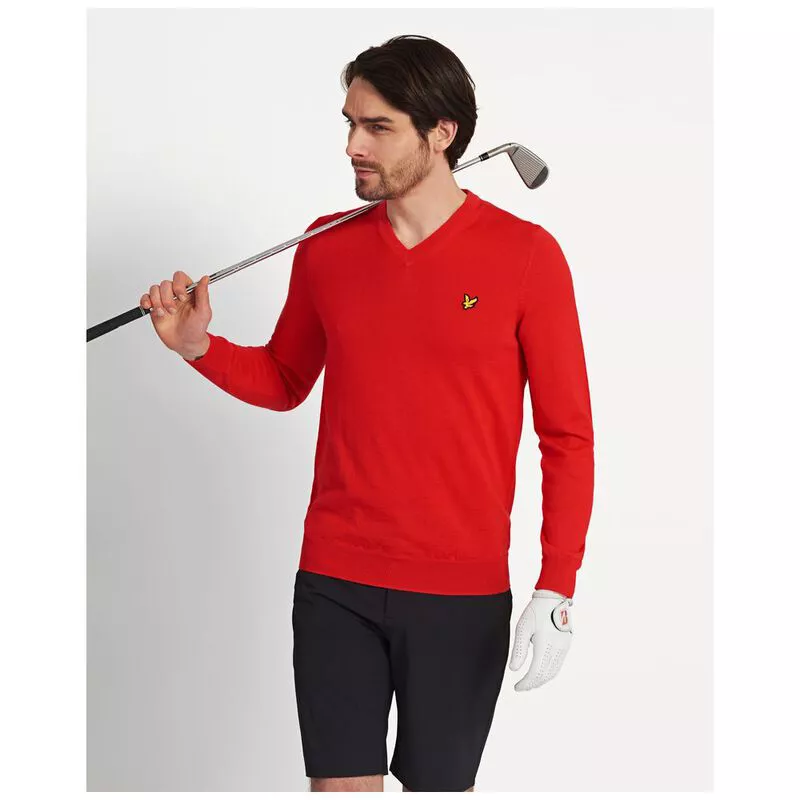 Men's v deals neck golf pullover