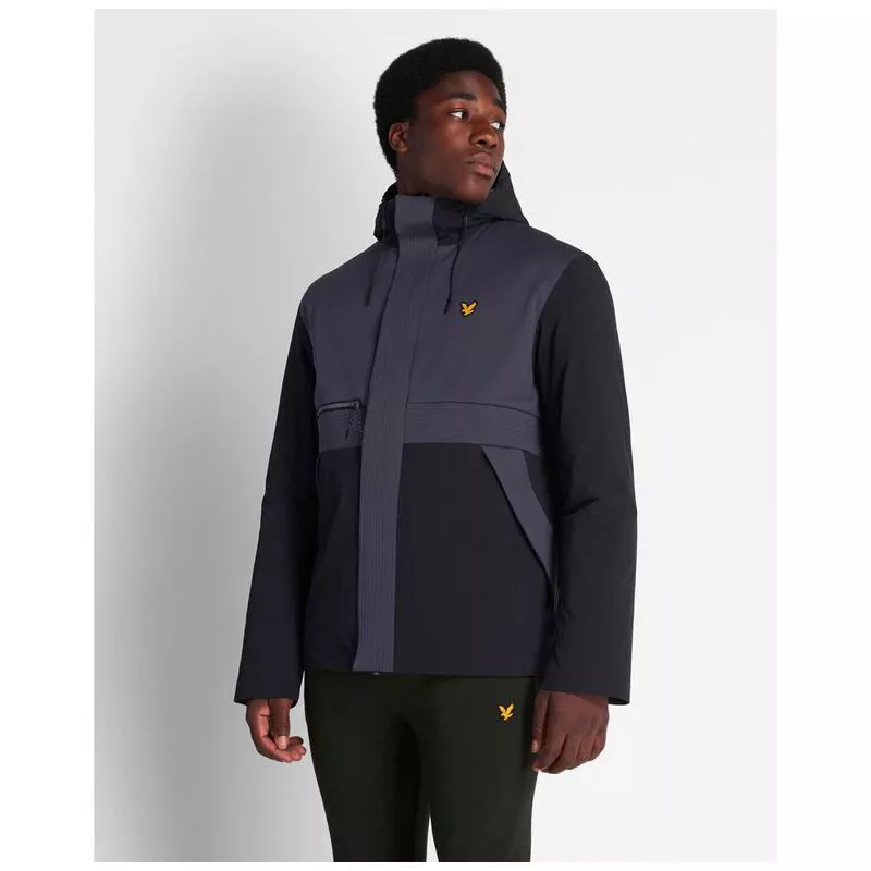 Lyle Scott Mens Super Quilt Warm Up Jacket True Black Sportpursu