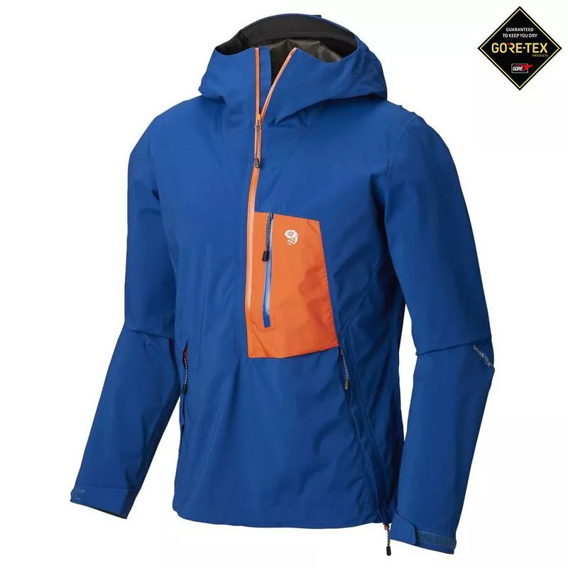 Mountain hardwear paclite stretch pullover rain jacket shop