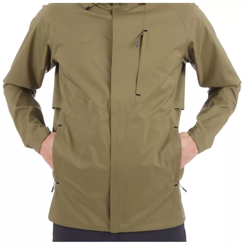 Mammut Mens Convey Pro HS Hooded Jacket Olive Sportpursuit