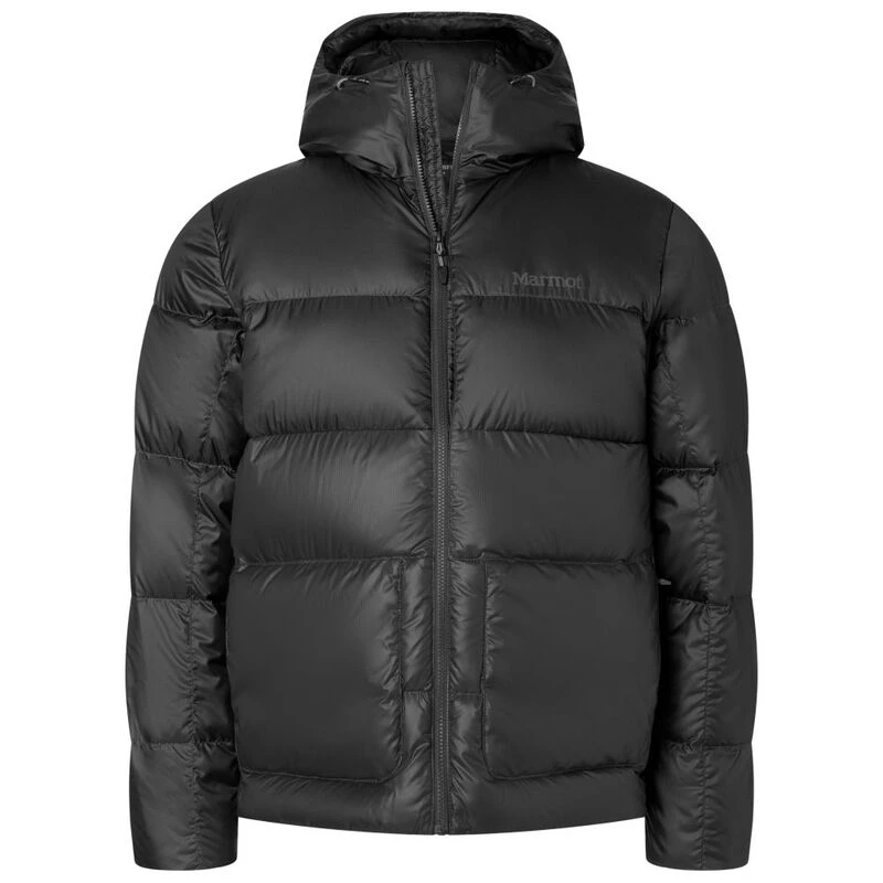 Marmot Mens Guides Hooded Down Jacket (Black) | Sportpursuit.com