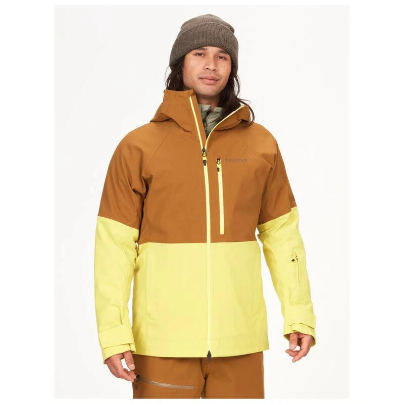 Marmot Mens Refuge Pro Jacket (Hazel/Limelight) | Sportpursuit.com