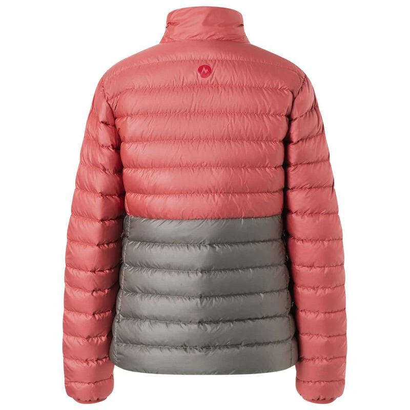 Marmot Womens Highlander Down Jacket Grapefruit Vetiver Sportpursu