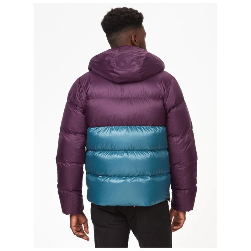 Marmot Mens Guides Hooded Jacket Purple Fig Moon River Sportpursui