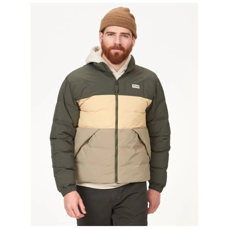 Marmot Mens Ares Down Jacket Nori Light Oak Vetiver Sportpursuit.c