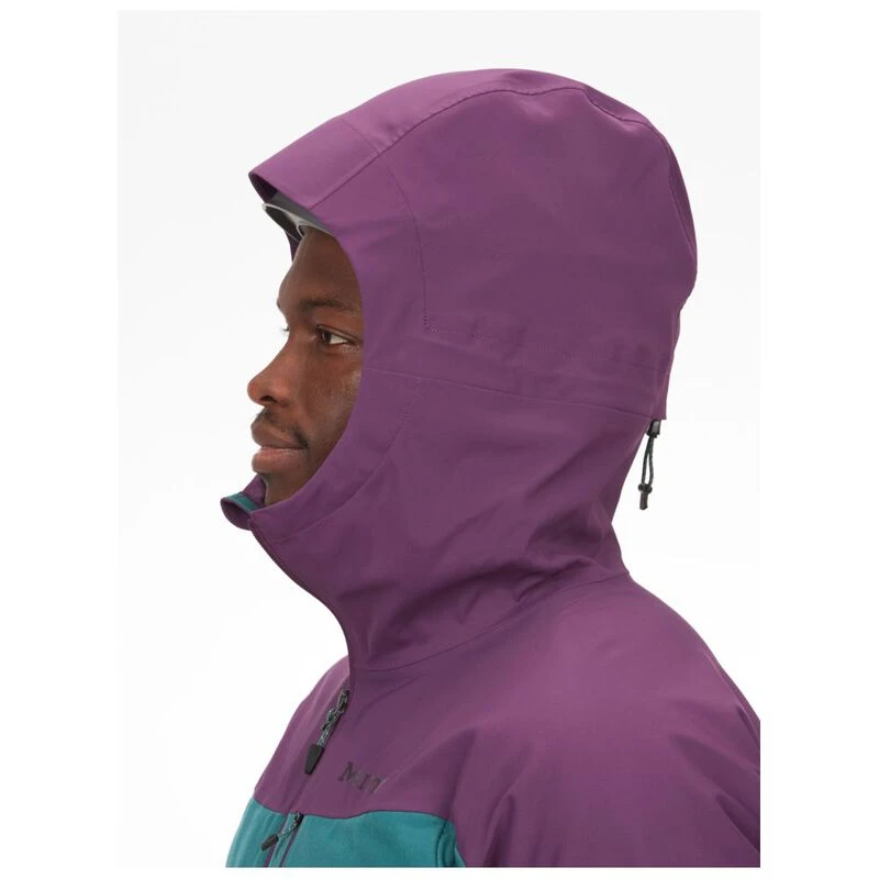 Marmot Mens ROM GTX Infinium Hooded Jacket Purple Fig Dark Jungle