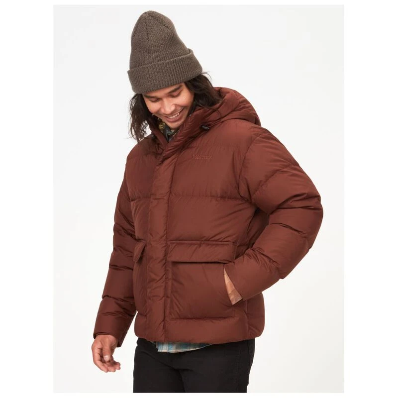 Marmot Mens Stockholm Down Jacket Chocolate Sportpursuit
