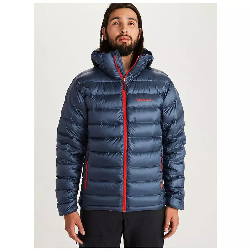 Marmot Mens Hype Down Hoodie Arctic Navy Sportpursuit