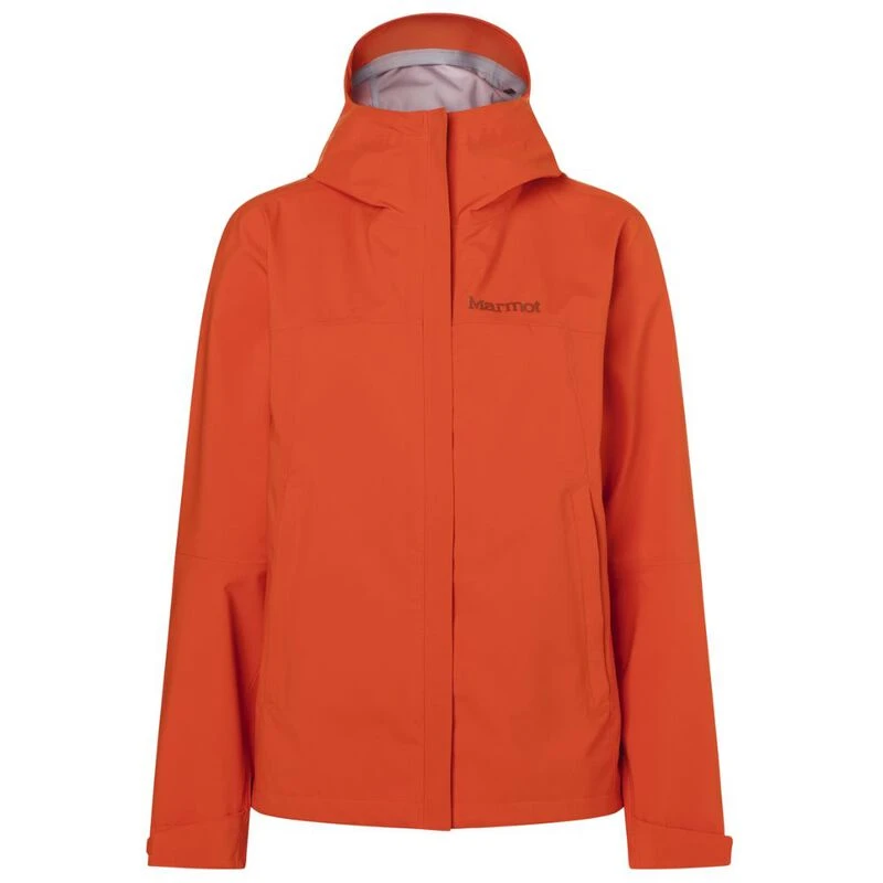 Marmot Womens PreCip Eco Pro Jacket Red Sun Sportpursuit