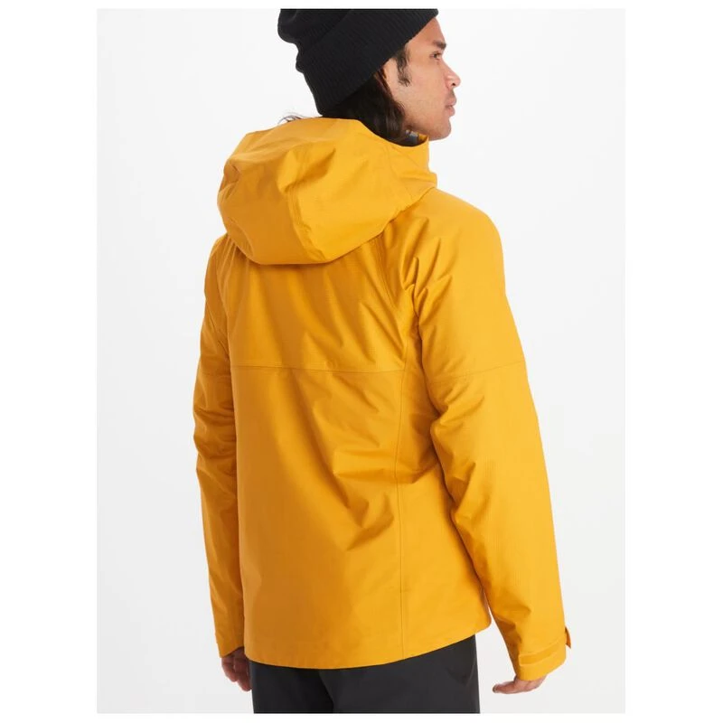 Marmot Mens Mitre Peak Jacket Yellow Gold Sportpursuit