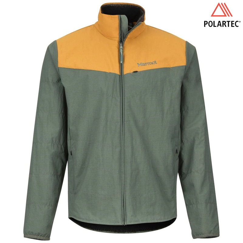 Marmot Mens Macchia Jacket Crocodile Aztec Gold Sportpursuit