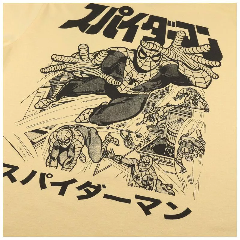 Marvel Mens Tokyo  Slinger TShirt (Yellow Haze)