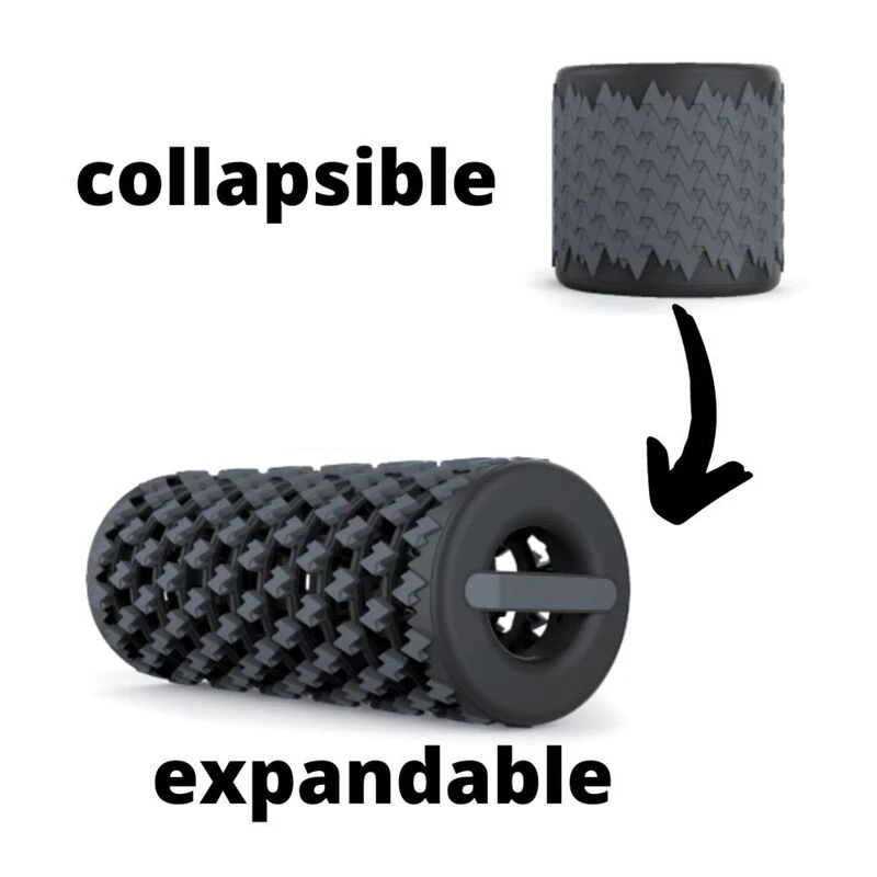 Massforce Massroll Foam Roller Black Sportpursuit