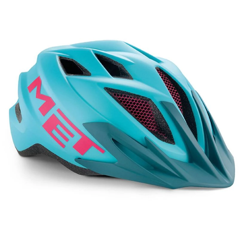 Met Kids Crackerjack Helmet Light Blue Magenta Matt Sportpursuit.c