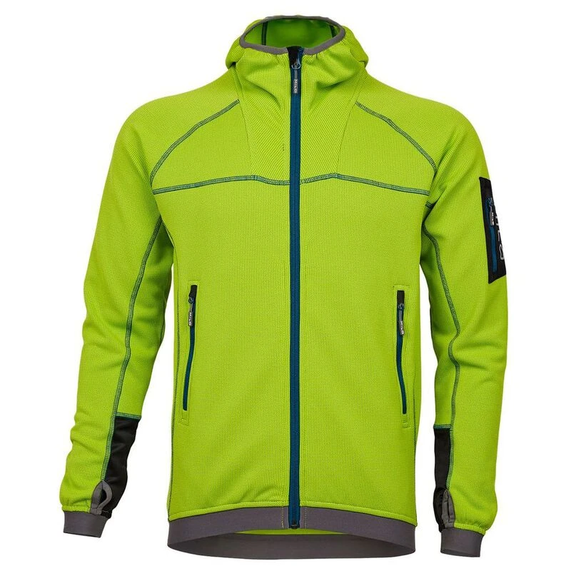 Lime green fleece jacket store