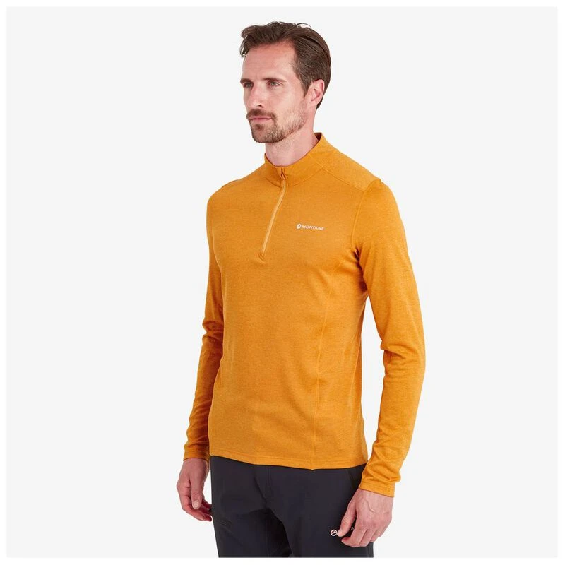 Montane Mens Dart Zip Pullover (Flame Orange) | Sportpursuit.com