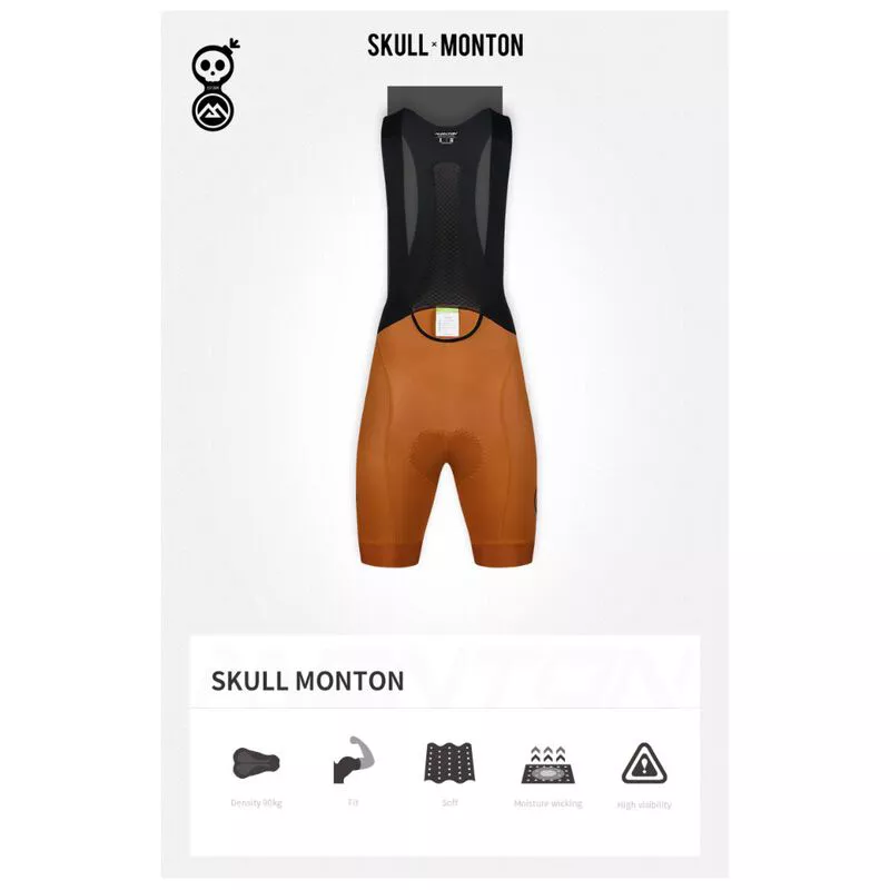Monton Mens Urban 21 Bib Shorts Saddle Brown Sportpursuit