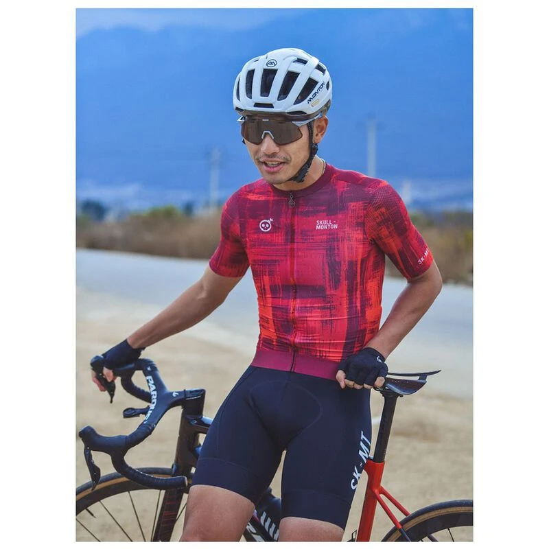 Monton Mens Space Graphene Jersey Red Sportpursuit