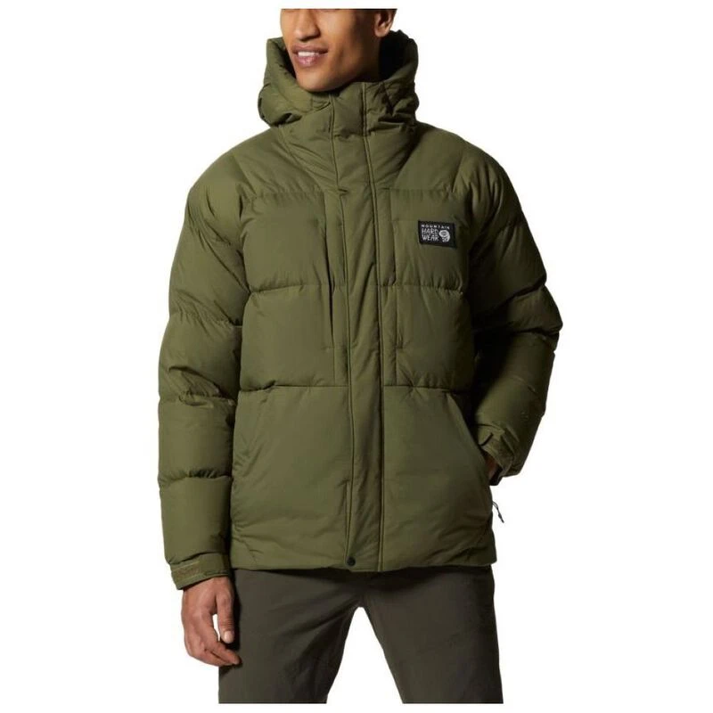 Mountain Hardwear Mens Nevadan Down Parka Combat Green Sportpursui