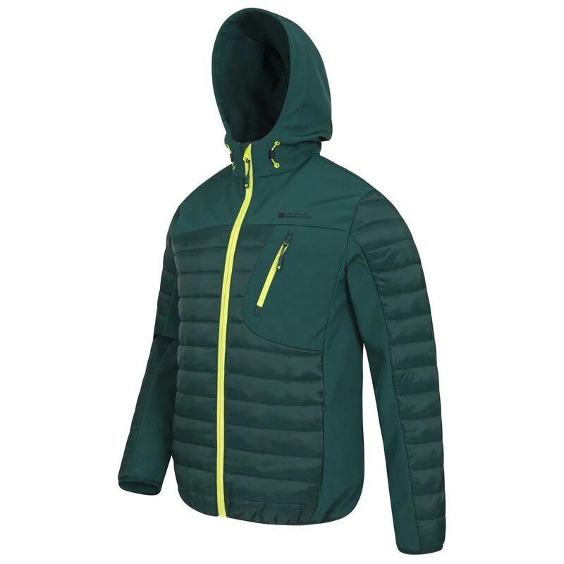 Mountain Warehouse Mens Turbine II Jacket Dark Green Sportpursuit