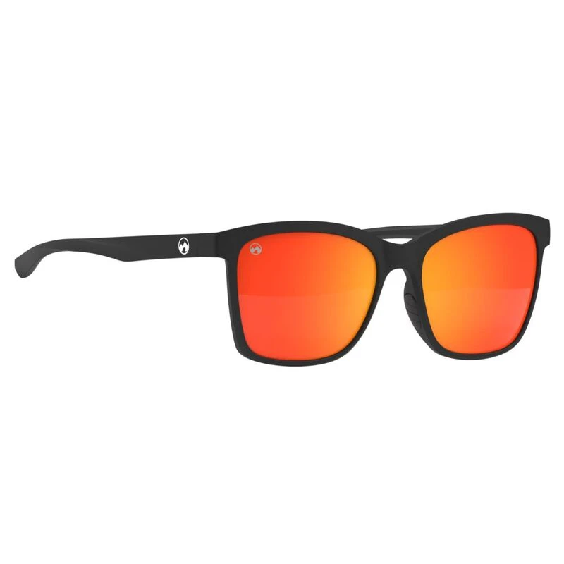 Mowmow Kauai Sunglasses (Matte Black Frame/Orange Lens) Sportpursuit