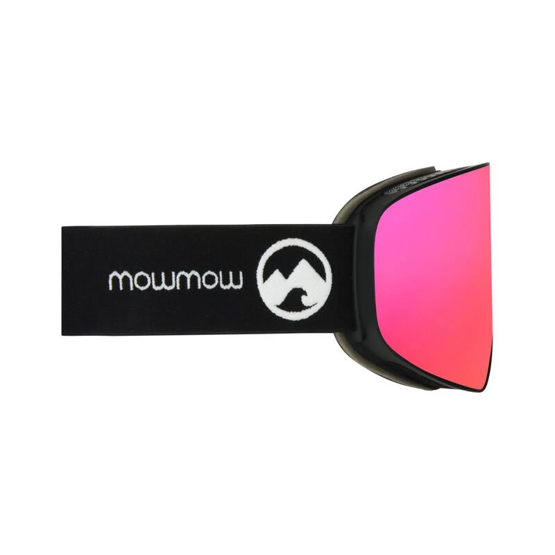 Mowmow Stealth Photochromic Ski Goggles (Black Frame/Red Lens) Sport