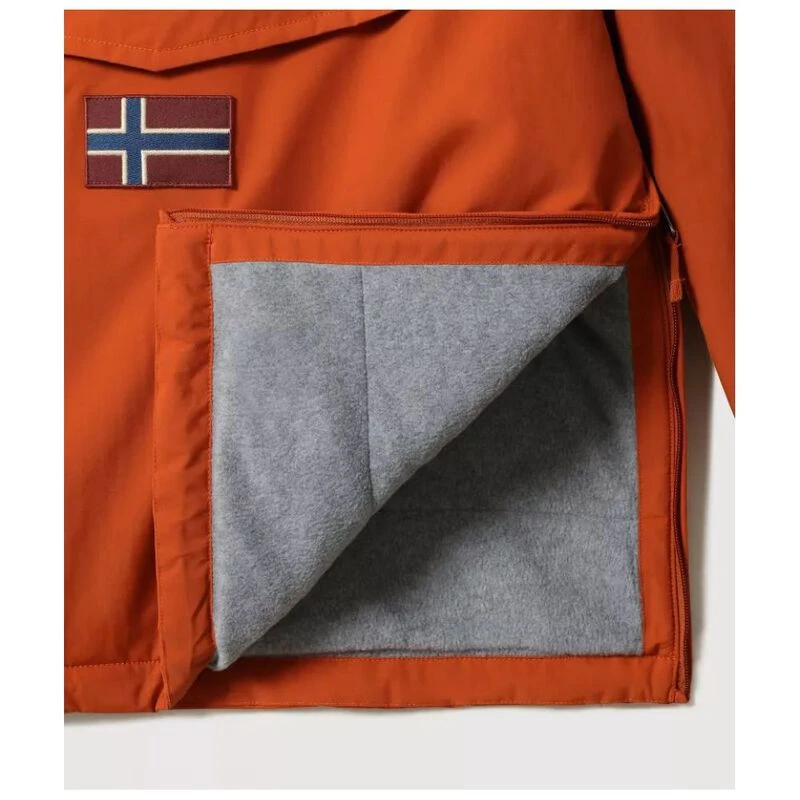 Napapijri Mens Rainforest Winter 2 Jacket Orange Ginger Sportpursu