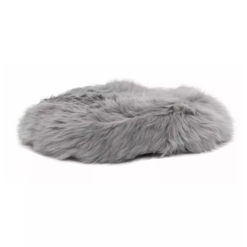 Sheepskin seat pad grey on sale