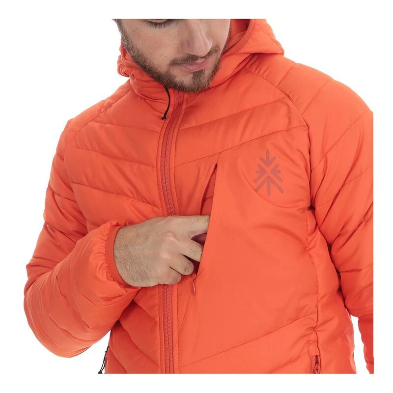 NaturalPark Mens Agassiz Jacket Orange Sportpursuit