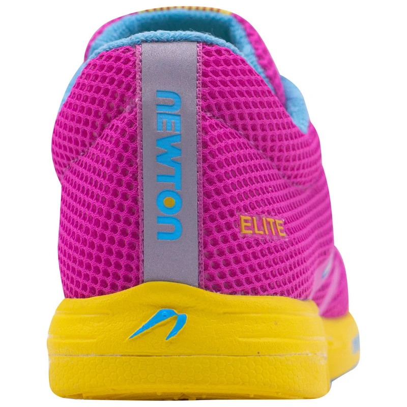 Newton Womens Distance Elite Shoes Pink Yellow Sportpursuit