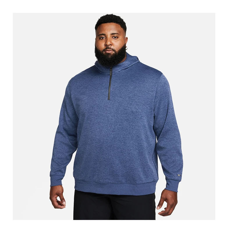 Nike Mens Dri Fit Hoody Blue Sportpursuit