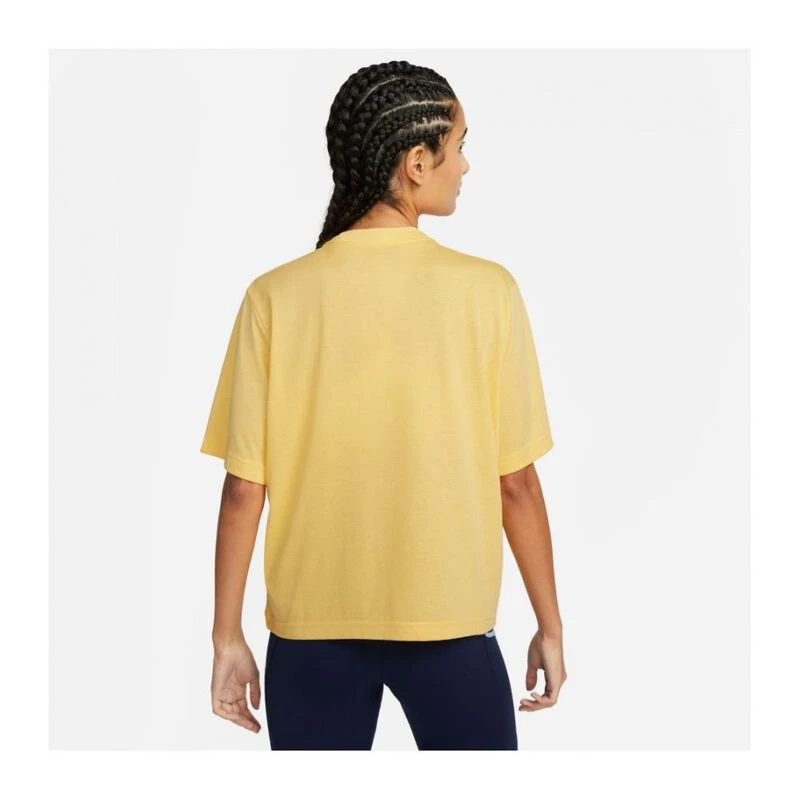Tee shirt nike jaune femme on sale