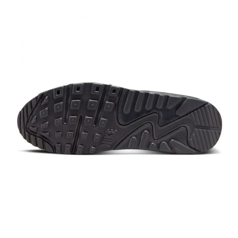 Nike Mens Air Max 90 Casual Shoes (Black/White/Volt/Iron Grey) | Sport