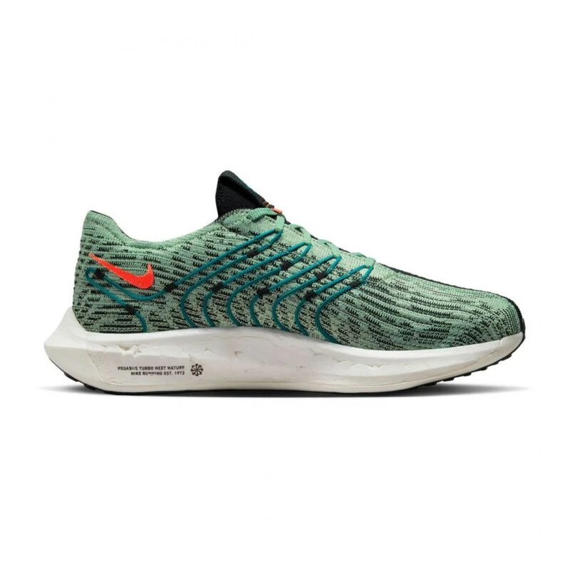 Nike Mens Pegasus Turbo Next Nature Running Shoes Green Sportpursu