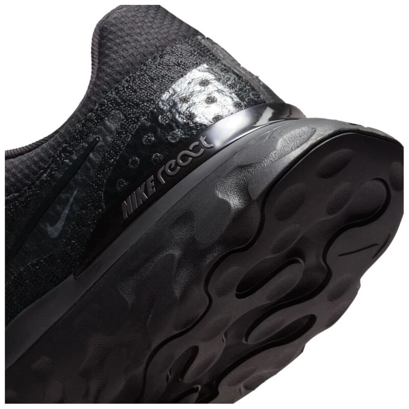 Nike Mens React Infinity 3 Running Shoes (Black/Black/Black) | Sportpu