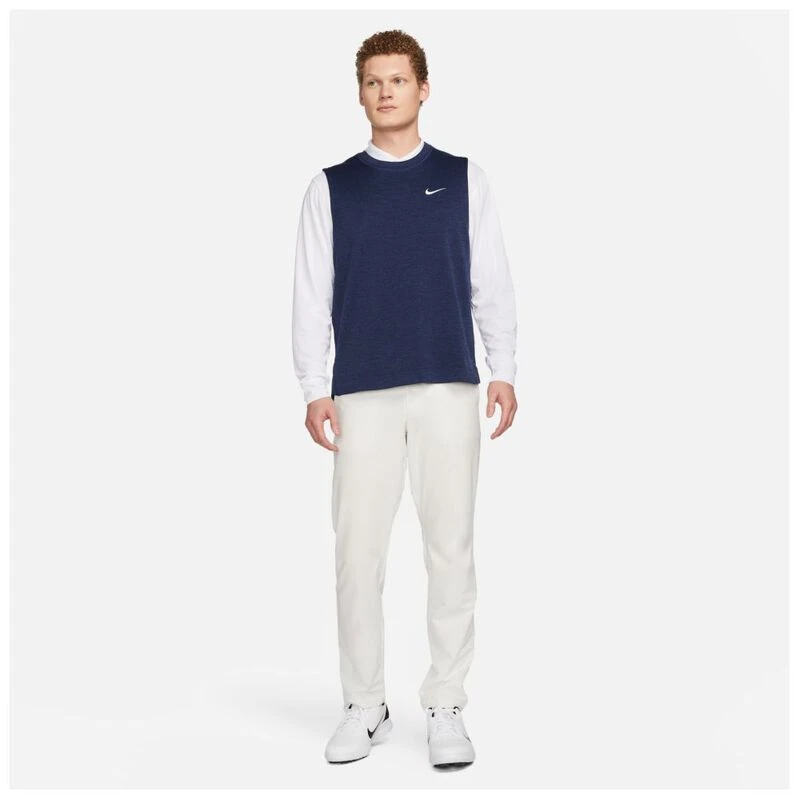 Nike Mens Dri FIT Tour Vest Midnight Navy White Sportpursuit