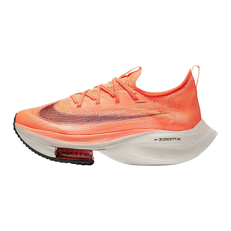 Nike Womens Air Zoom Alphafly Next% Running Shoes (Bright Mango) | Spo