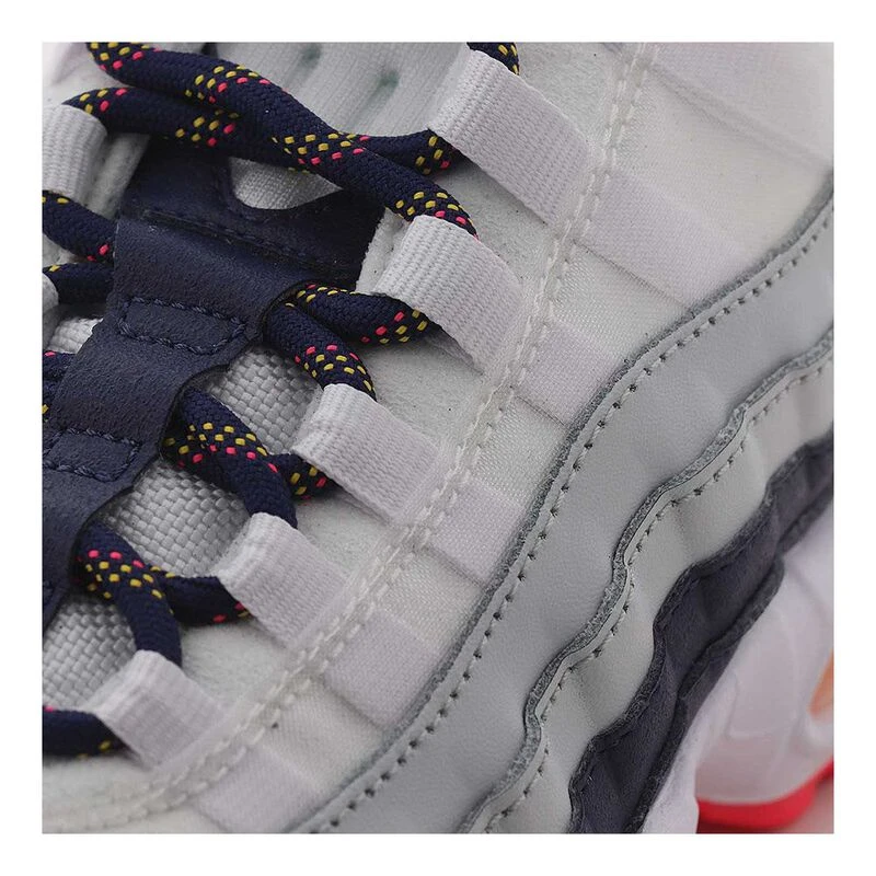 Nike Womens Air Max 95 Trainers Minuit Blue Navy Laser Orange Pure Pl