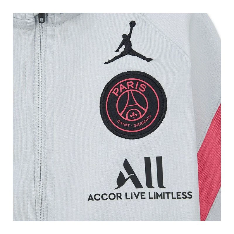 Nike Babies PSG Strike Tracksuit Pure Platinum Black Hyper Pink Black