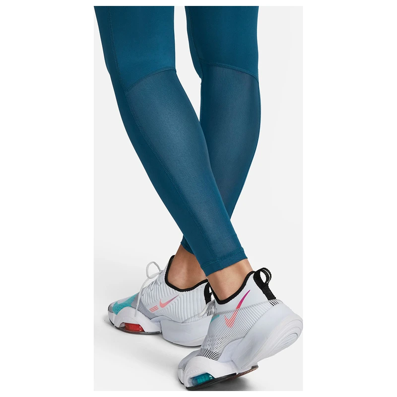  Nike Women's 365 Mid-Rise Leggings, Black White, X
