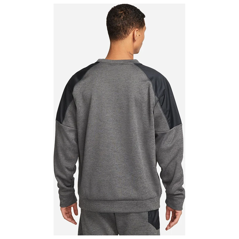 Nike Mens Therma-FIT Novelty Long Sleeve Top (Charcoal Heathr/Black/Bl