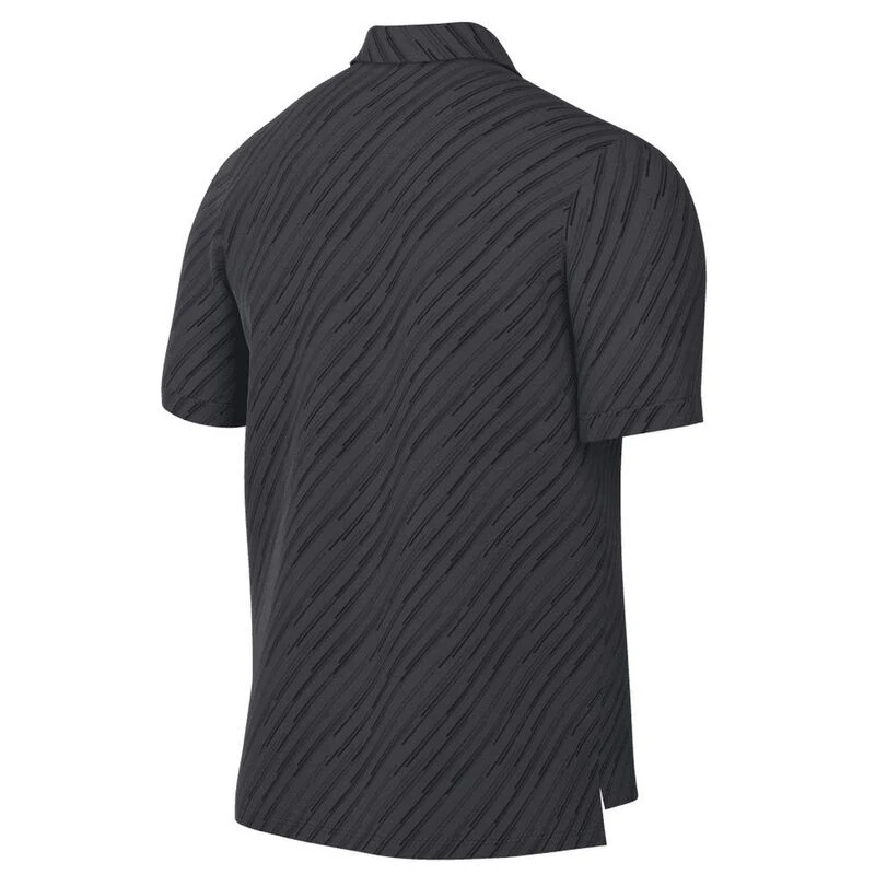 Nike Mens Dri-Fit Vapor Stripe Polo (Dk Smoke Grey/Black) | Sportpursu