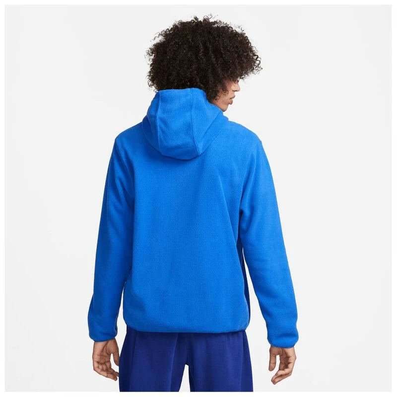 Nike Mens Sportswear Polar Fleece Hoody (Blue) | Sportpursuit.com