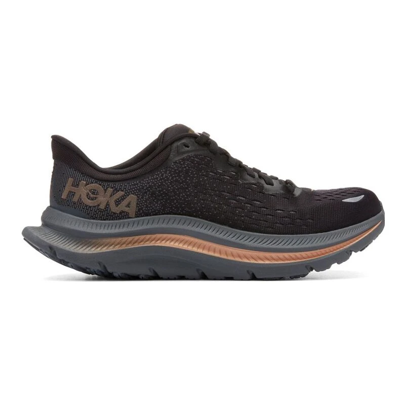 Hoka Womens Kawana Running Shoes Black Copper Sportpursuit