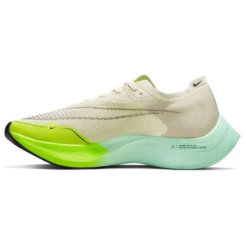 Nike Mens Vaporfly 2 Running Shoes (Coconut Milk/Cave Purple/Ghost Gre