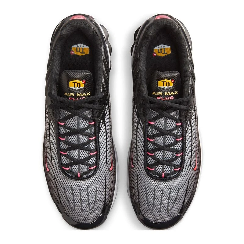 Nike Mens Air Max Plus III Casual Shoes Black Sunset Pulse White Cham