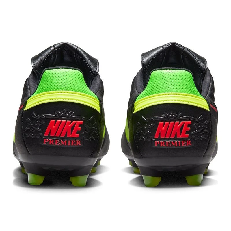 Nike Mens The Premier III FG Firm Ground Football Boots Black Volt Gr