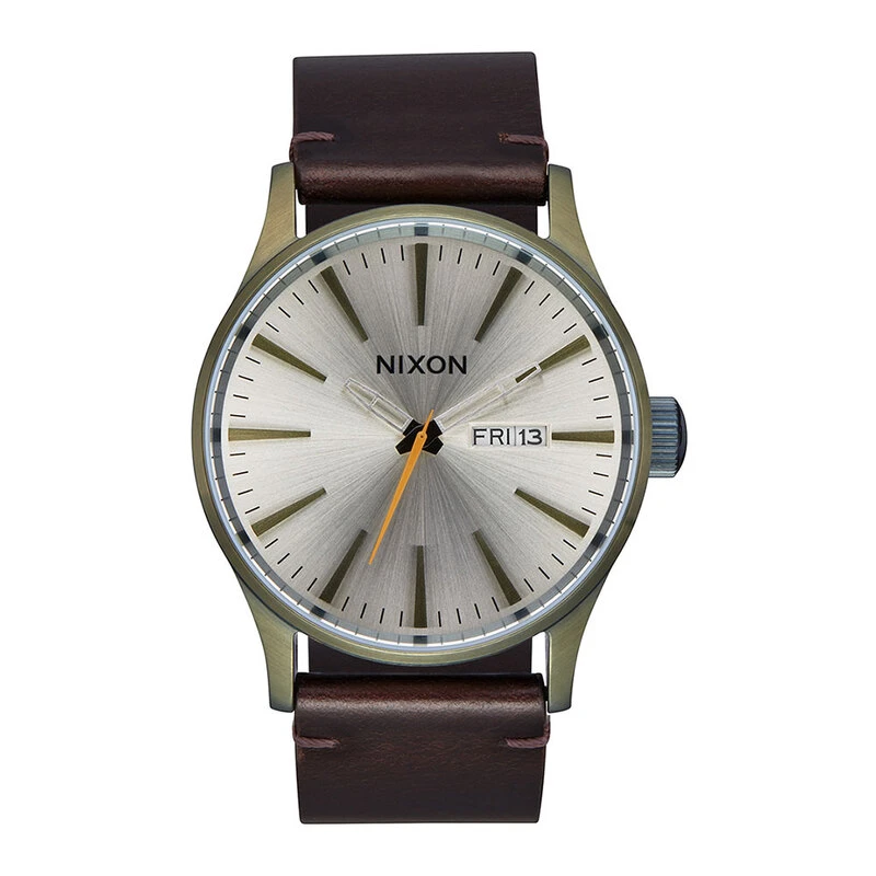 Nixon Mens Sentry Vintage Casual Watch White Surplus Sportpursuit