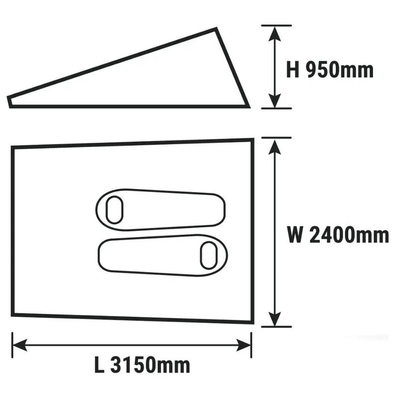 Nordrok Dual Adventure Tent (Black/Green)