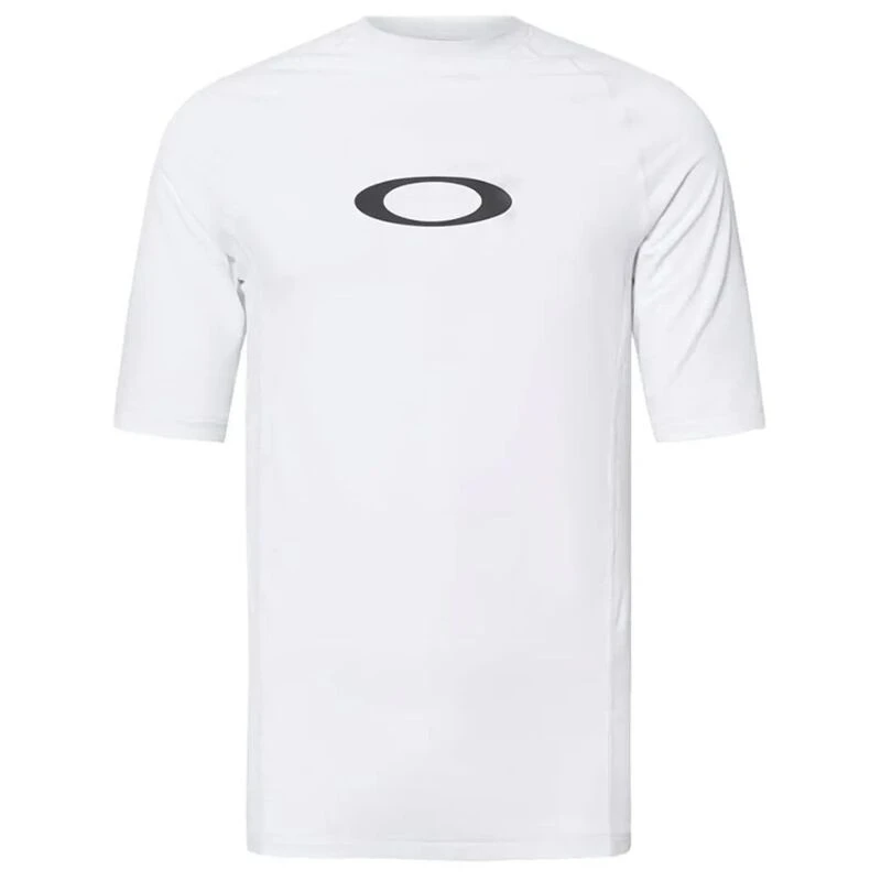 Oakley Mens Ellipse Rashguard Top (White) | Sportpursuit.com